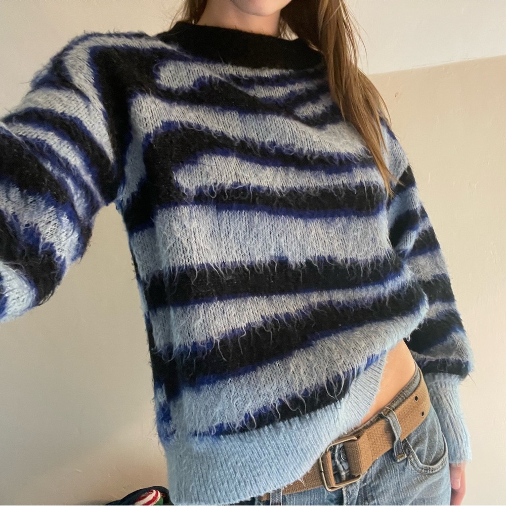 Anthropologie Brushed Mohair Sweater